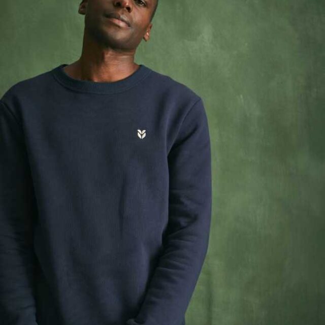 Lemahieu - 2x Sweat En Coton Bio Molleton - Gris - Marine  | Made In France | Lemahieu