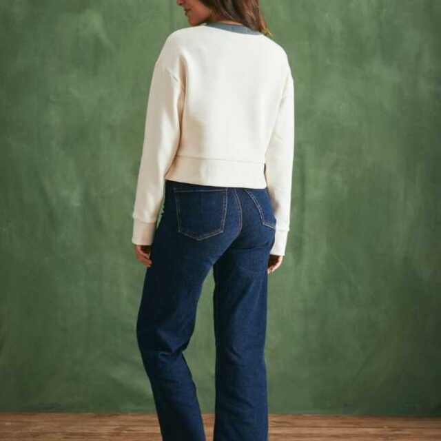 Lemahieu - 2x Sweat En Coton Bio - Marine Et Ecru  | Made In France | Lemahieu