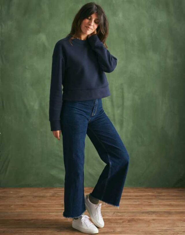 Lemahieu - 2x Sweat En Coton Bio - Marine Et Ecru  | Made In France | Lemahieu