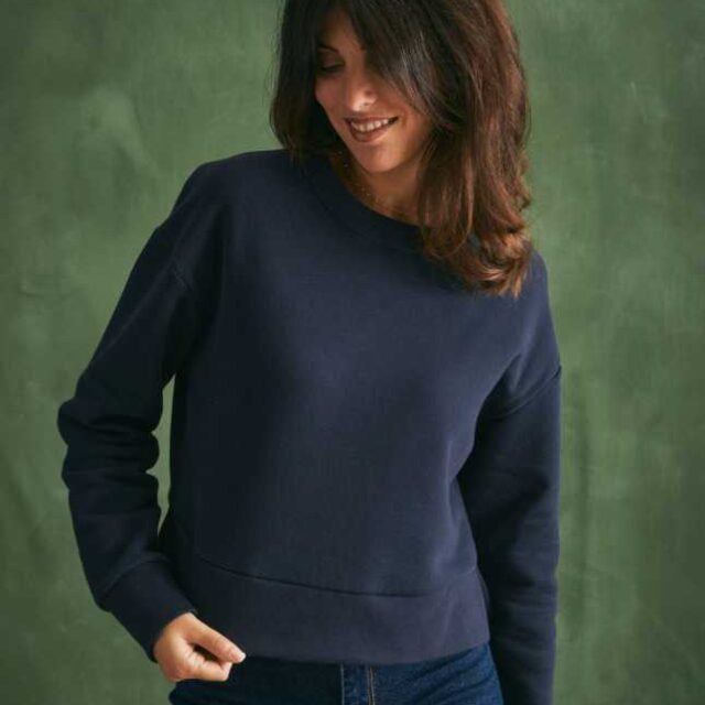 Lemahieu - 2x Sweat En Coton Bio - Marine Et Ecru  | Made In France | Lemahieu