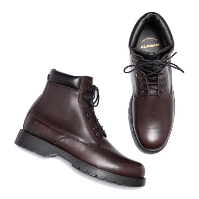 KLEMAN - Boots COMBAT MD Bordeaux
