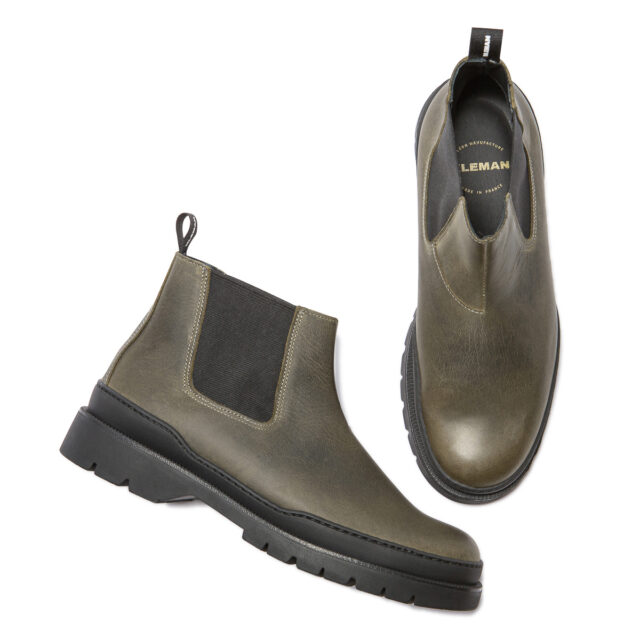 KLEMAN - Chelsea boots ESCADRON Vert