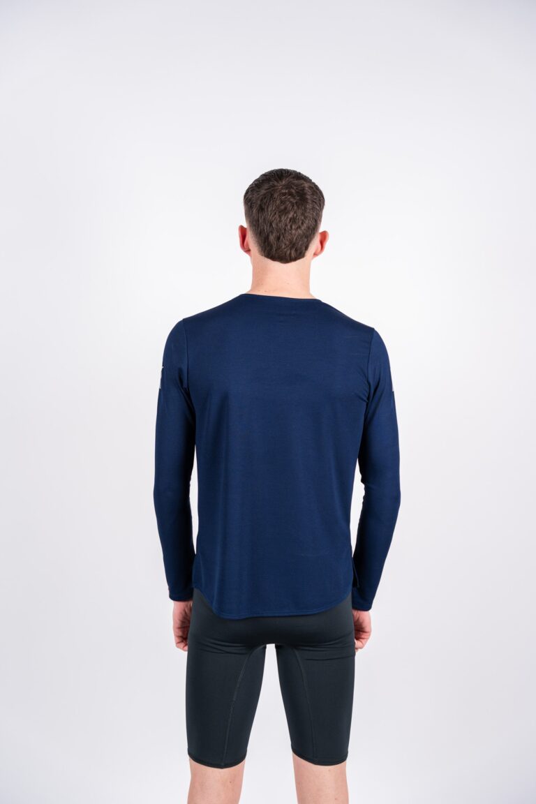 Sensus - T-shirt Homme Sensus ADN LONG Bleu 2.46 kgCo2eq - Made in France et recyclé (En stock)