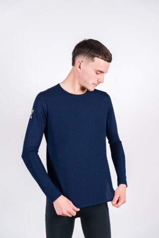 T-shirt Homme Sensus ADN LONG Bleu 2.46 kgCo2eq par la marque Sensus Sensus - T-shirt Homme Sensus ADN LONG Bleu 2.46 kgCo2eq