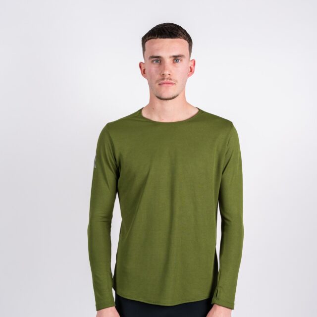 Sensus - T-shirt Homme Sensus ADN LONG Kaki 2.46 kgCo2eq - Made in France et recyclé (En stock)