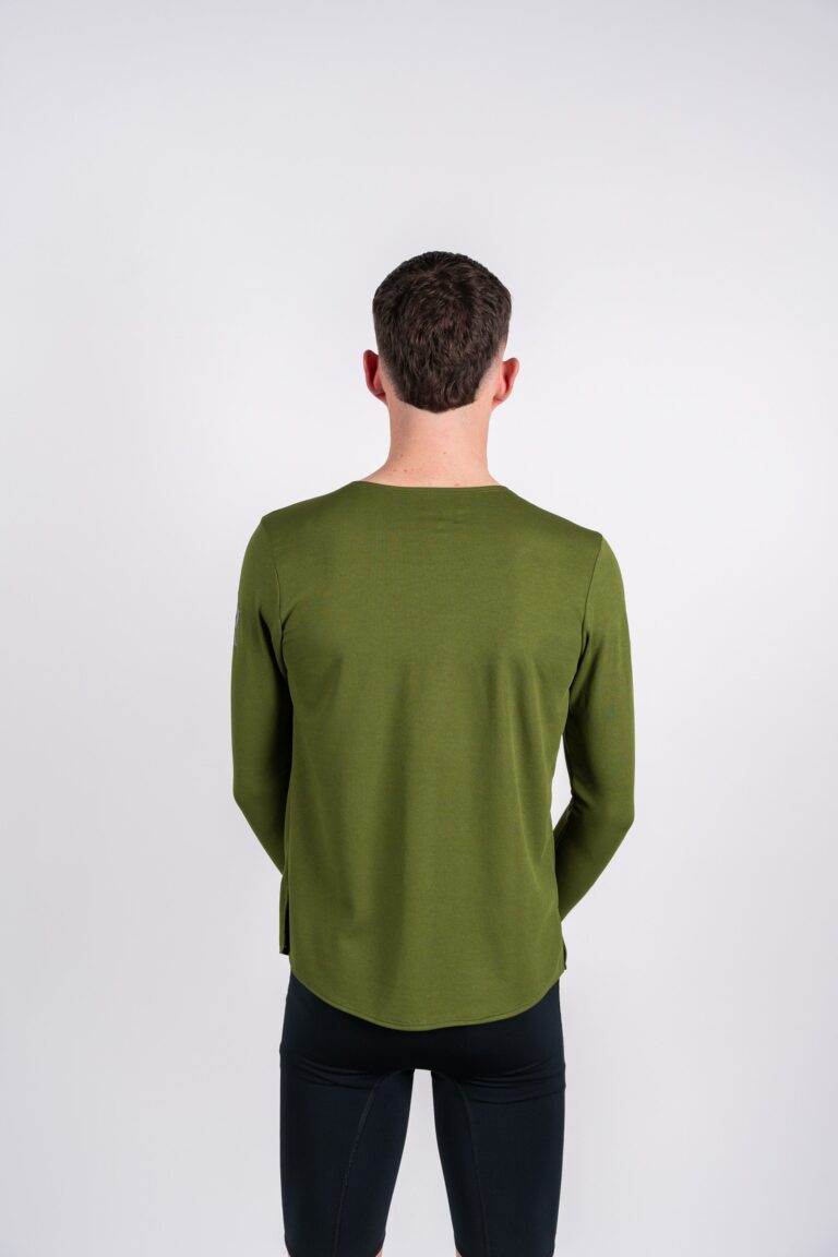 Sensus - T-shirt Homme Sensus ADN LONG Kaki 2.46 kgCo2eq - Made in France et recyclé (En stock)