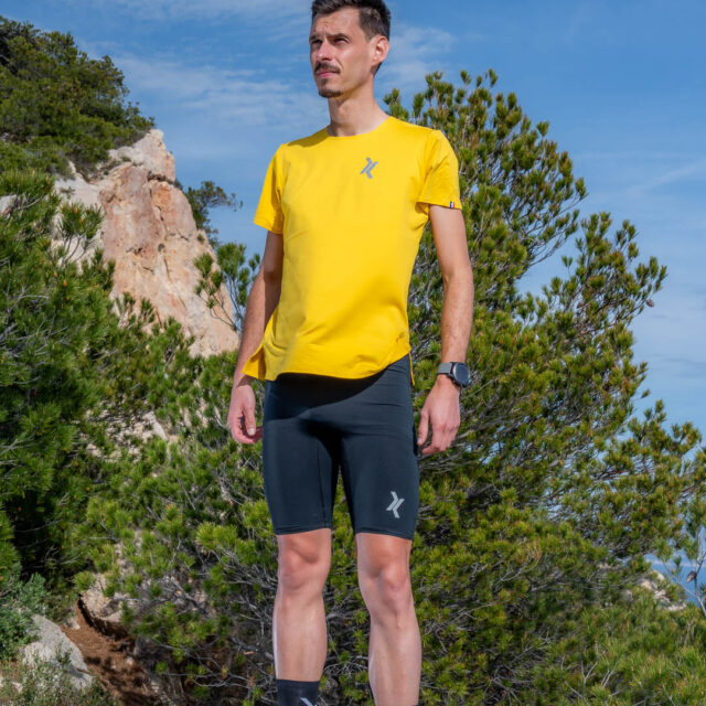 Sensus - Le t-shirt de running rêvé (Faba) Homme 1.29 kgCo2eq - Made in France et végétal (En stock)