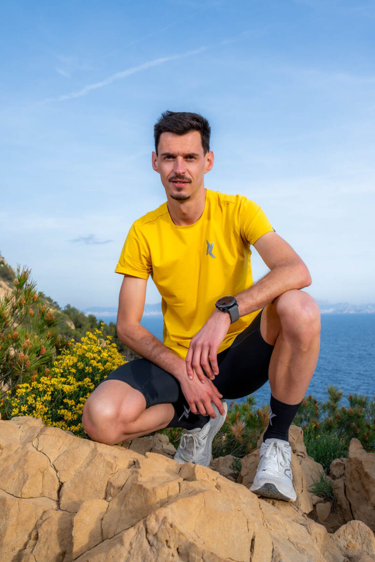 Sensus - Le t-shirt de running rêvé (Faba) Homme 1.29 kgCo2eq - Made in France et végétal (En stock)