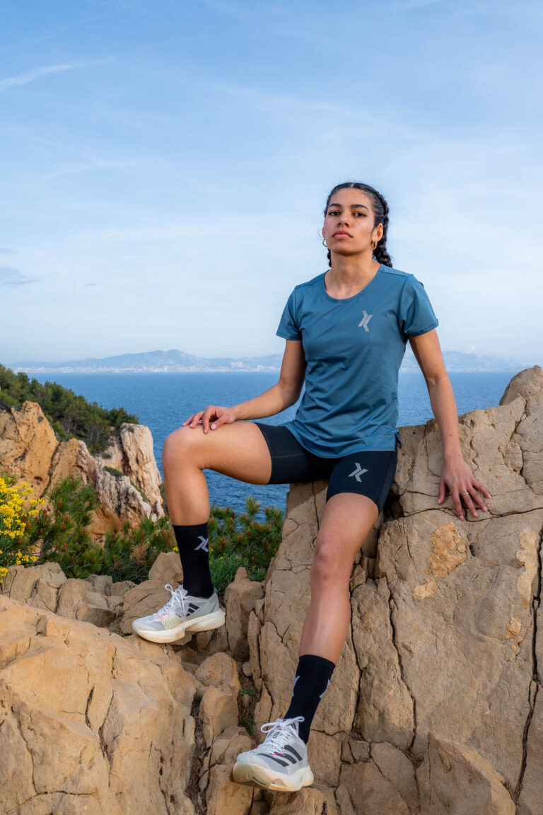 Sensus - Le t-shirt de running rêvé (Faba) Femme 1.00 kgCo2eq - Made in France et végétal (En stock)
