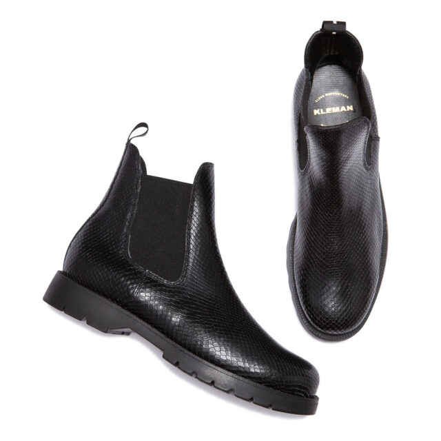 KLEMAN - Chelsea boots TONNANT LZ VGT Noir