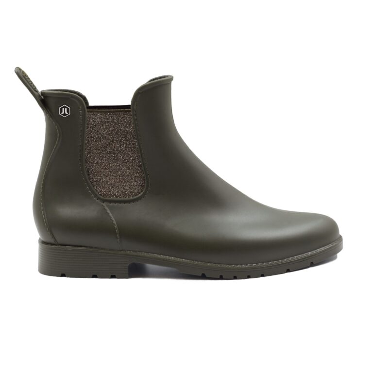 JULES & JENN - Bottines de pluie kaki