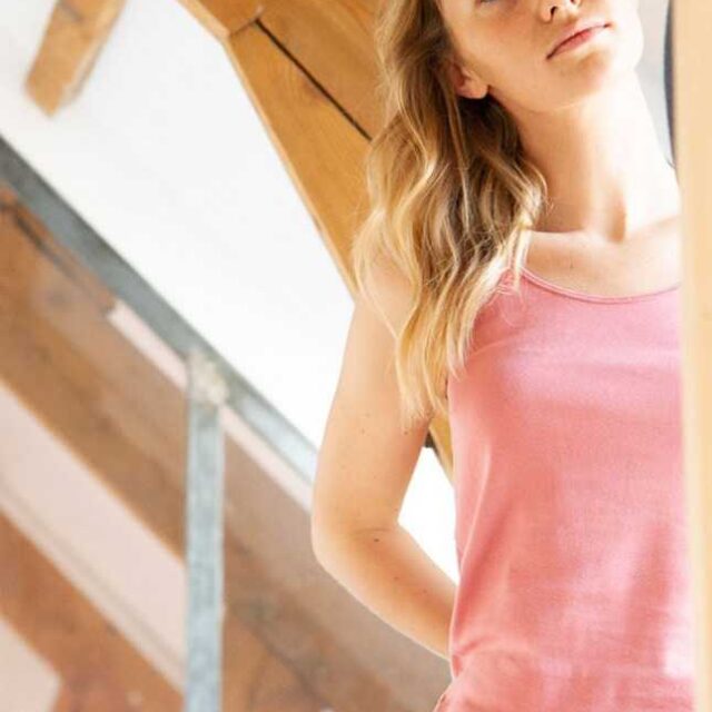 Lemahieu - Débardeur En Coton Bio - Rose - Femme | Made In France | Lemahieu