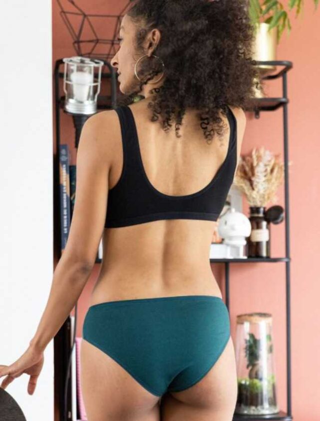 Lemahieu - 2x Culottes En Coton Bio - Vert Cyprès  | Made In France | Lemahieu