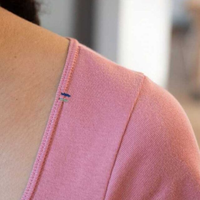 Lemahieu - 2x T-shirts En Coton Bio - Rose + Bleu Océan - Femme  | Made In France | Lemahieu