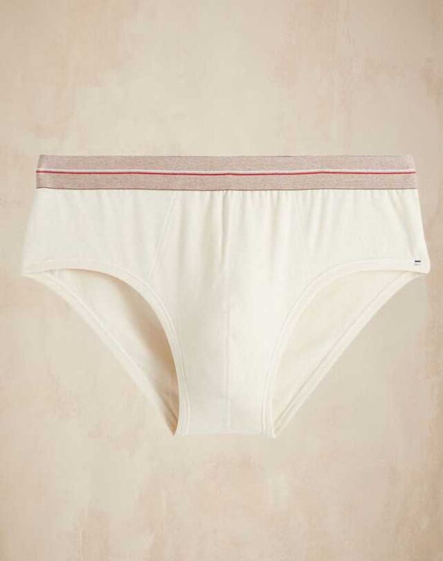 slip coton bio naturel Lemahieu - Slip En Coton Bio - Naturel | Made In France | Lemahieu