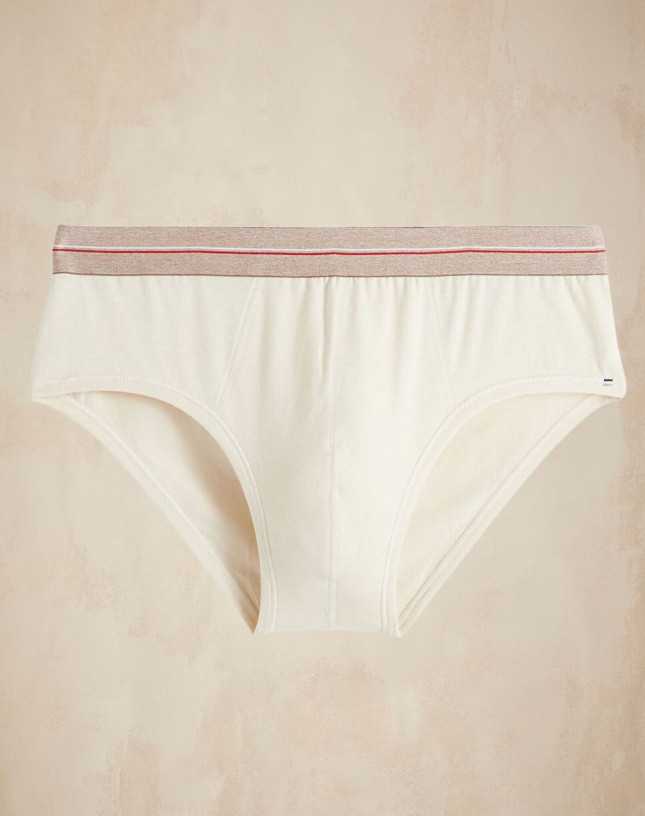 slip coton bio naturel Lemahieu - Slip En Coton Bio - Naturel | Made In France | Lemahieu