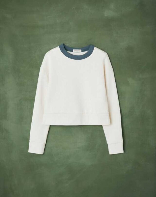 Lemahieu - Sweat En Coton Bio - Ecru  | Made In France | Lemahieu