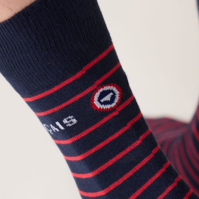 Le Slip Français - Chaussettes rayées - 100% Made in France