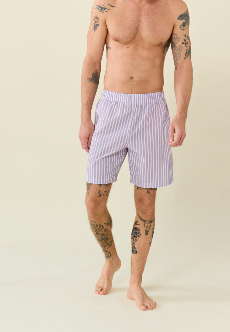 Le Slip Français - Ensemble de pyjama t-shirt et short en coton - 100% Made in France