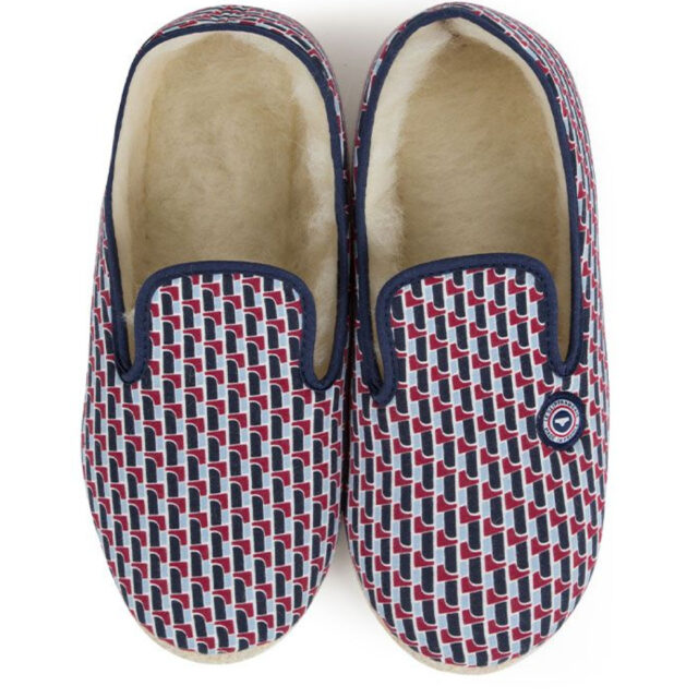 Le Slip Français - Chaussons d'intérieur mixtes avec rembourrage en laine - 100% Made in France