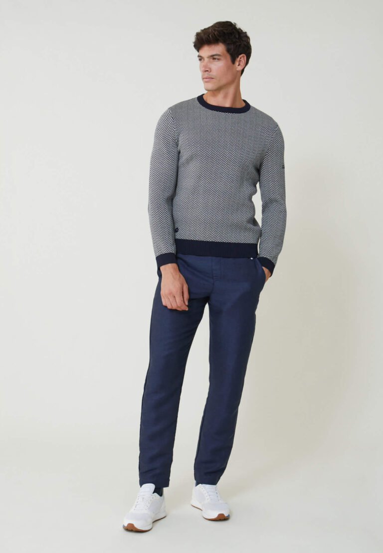 Le Slip Français - Pull homme en laine Saint James x LSF - 100% Made in France