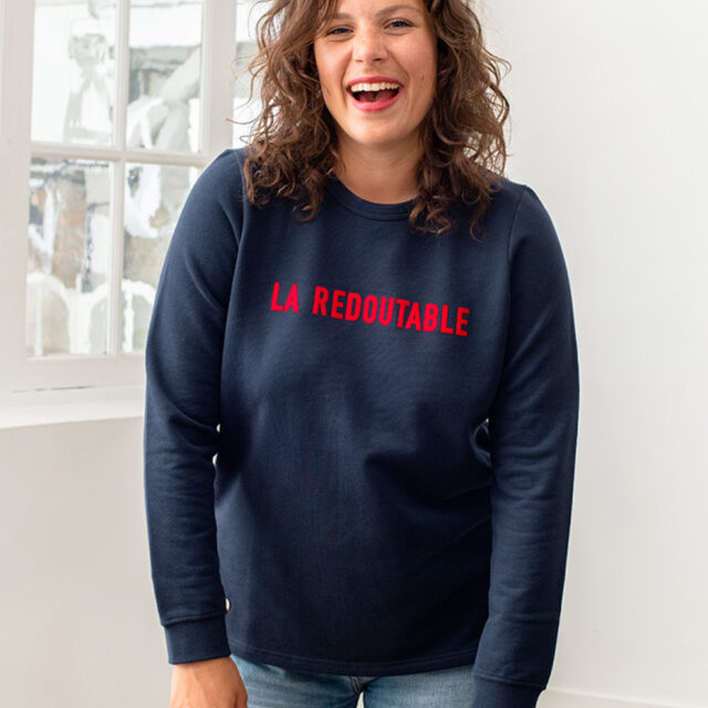 Le Slip Français - Sweat-shirt floqué en coton - 100% Made in France