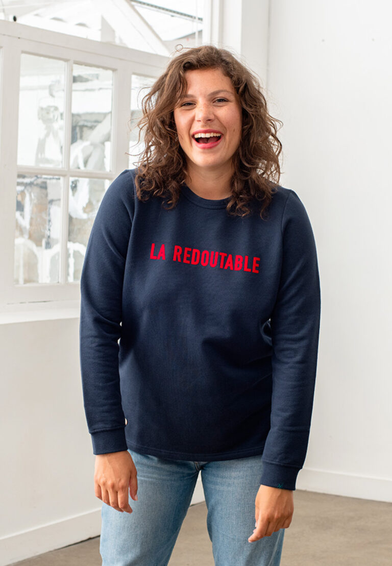 Le Slip Français - Sweat-shirt floqué en coton - 100% Made in France