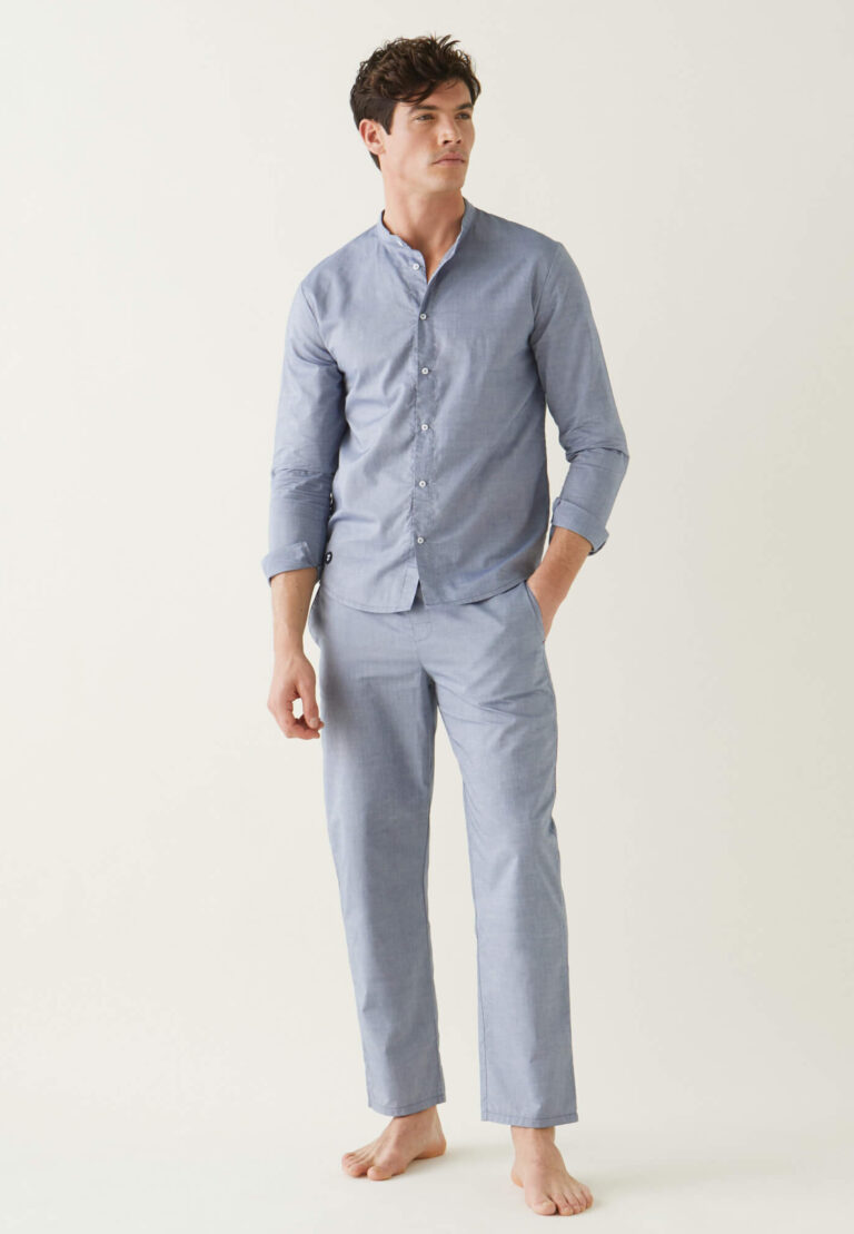 Le Slip Français - Chemise de pyjama en chambray - 100% Made in France