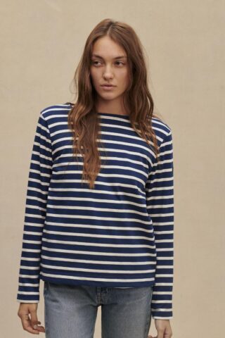 Le Minor - Marinière marine et blanc pour femme