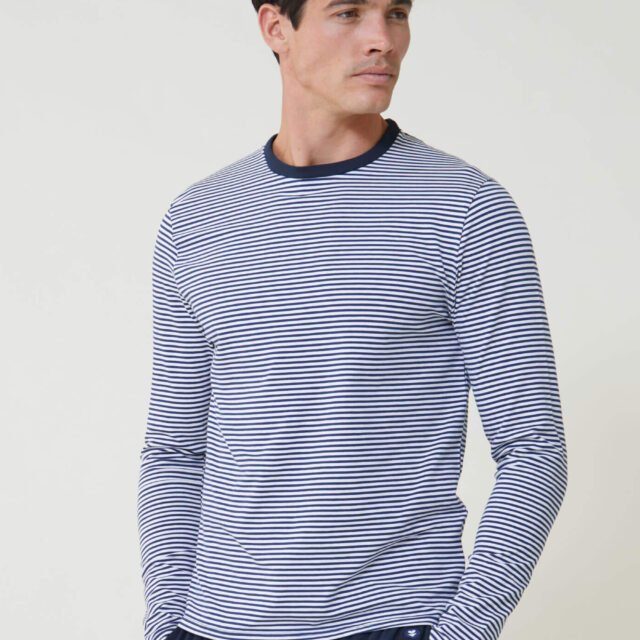 Le Slip Français - Ensemble pyjama t-shirt et pantalon en coton - 100% Made in France