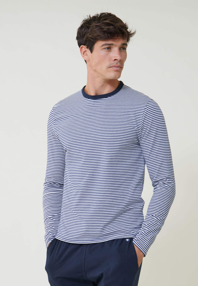 Le Slip Français - Ensemble pyjama t-shirt et pantalon en coton - 100% Made in France
