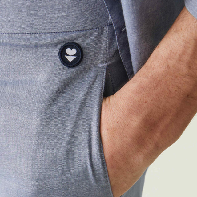 Le Slip Français - Bas de pyjama en chambray - 100% Made in France