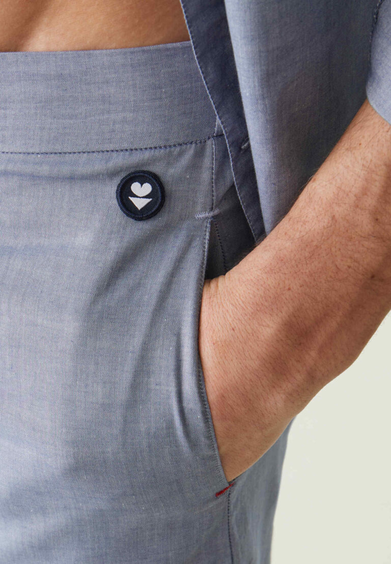 Le Slip Français - Bas de pyjama en chambray - 100% Made in France