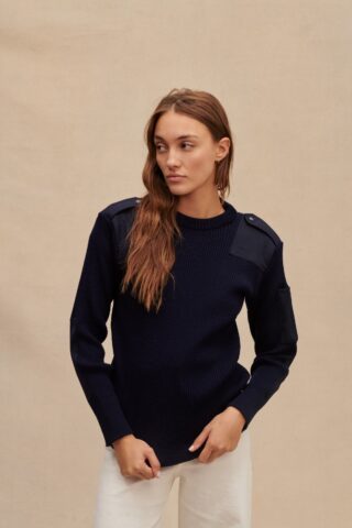 Le Minor - Pull Officier bleu marine pour femme