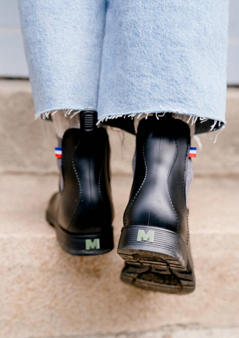 Montlimart - BOOTS MONTPLUIE NOIR ARGENT