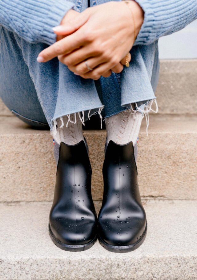 Montlimart - BOOTS MONTPLUIE NOIR ARGENT