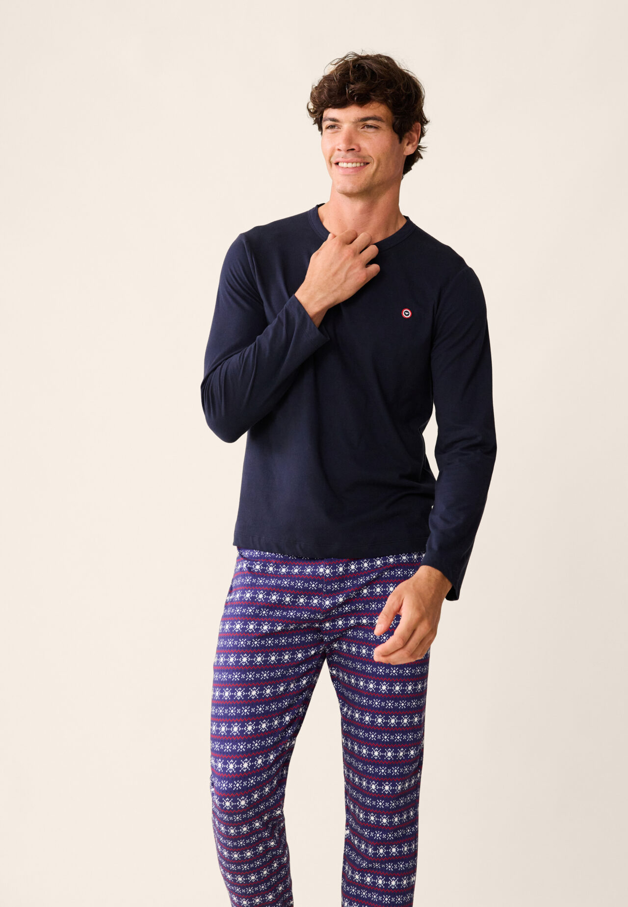 Bas De Pyjama Long Le Slip Français - 100% Coton, Fabriqué En France - Coupe Confortable, Poches Latérales