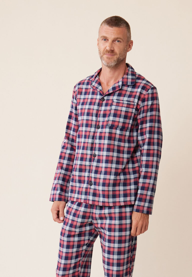 Le Slip Français - Ensemble pyjama chemise et pantalon en coton - 100% Made in France
