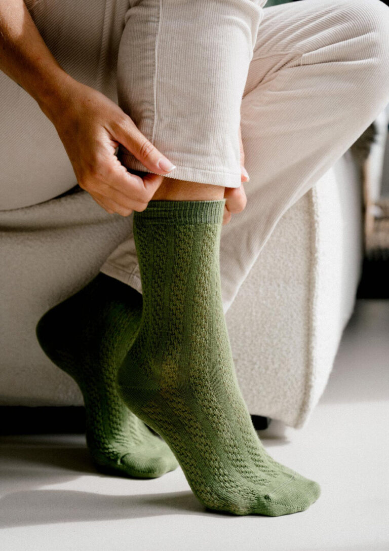 Montlimart - CHAUSSETTES LOU VERT