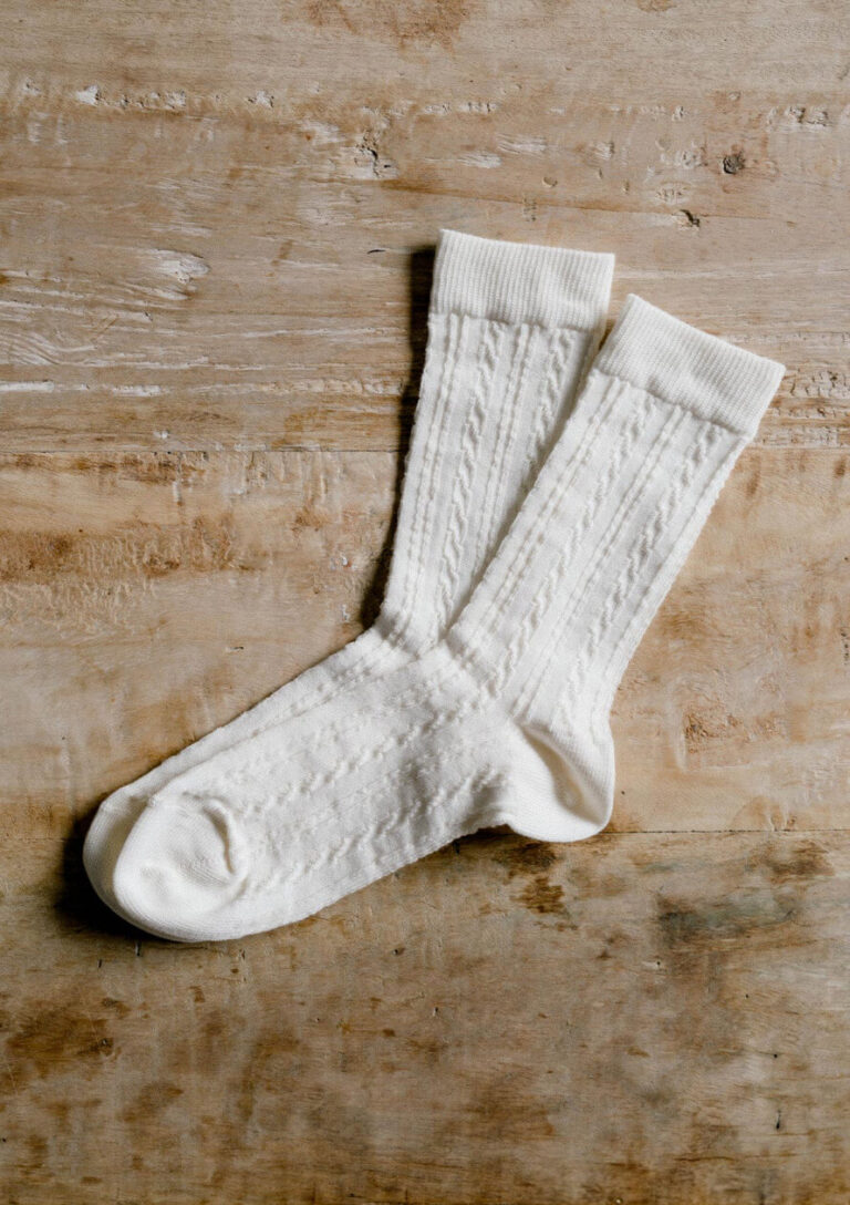 Montlimart - CHAUSSETTES OLIVIA ECRU