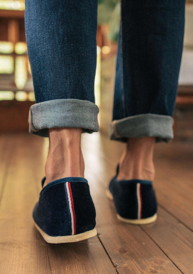 Montlimart - CHAUSSONS JULES BLEU MARINE