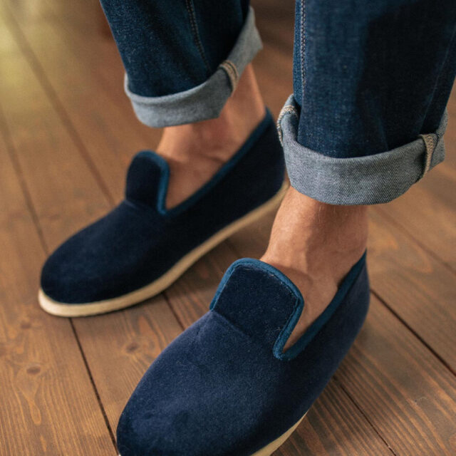 Montlimart - CHAUSSONS JULES BLEU MARINE