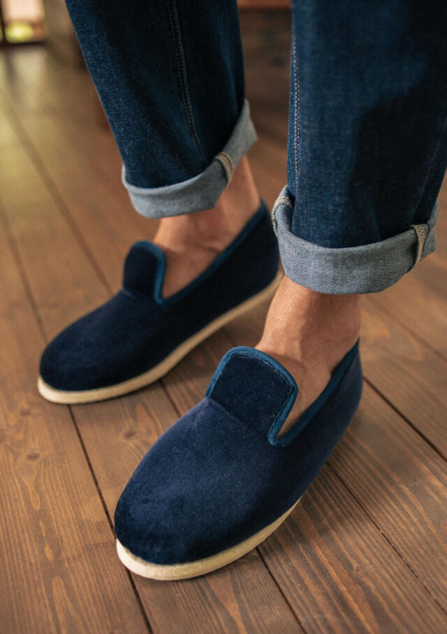 Montlimart - CHAUSSONS JULES BLEU MARINE