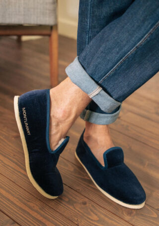 Montlimart - Chaussons Jules Bleu Marine