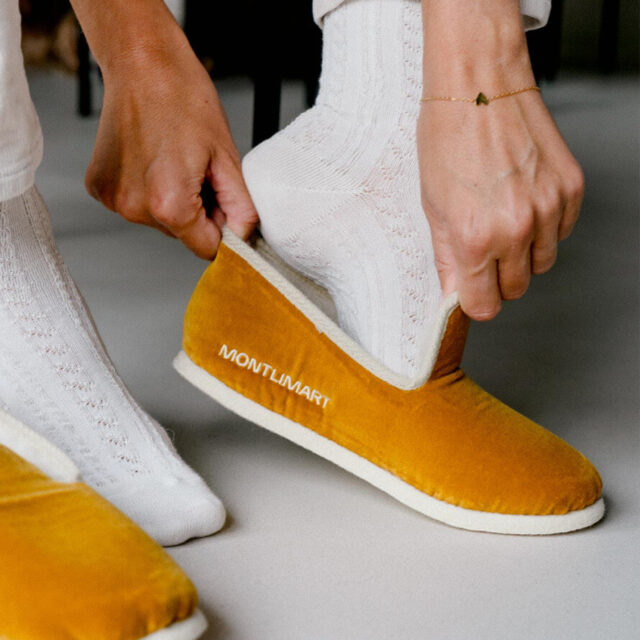 Montlimart - CHAUSSONS JULIA OCRE