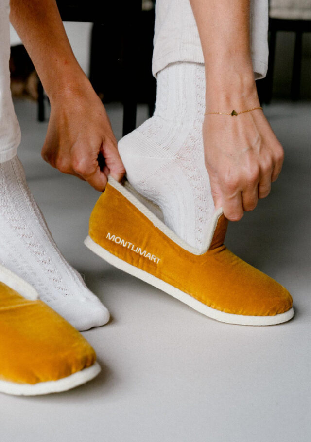 Montlimart - CHAUSSONS JULIA OCRE