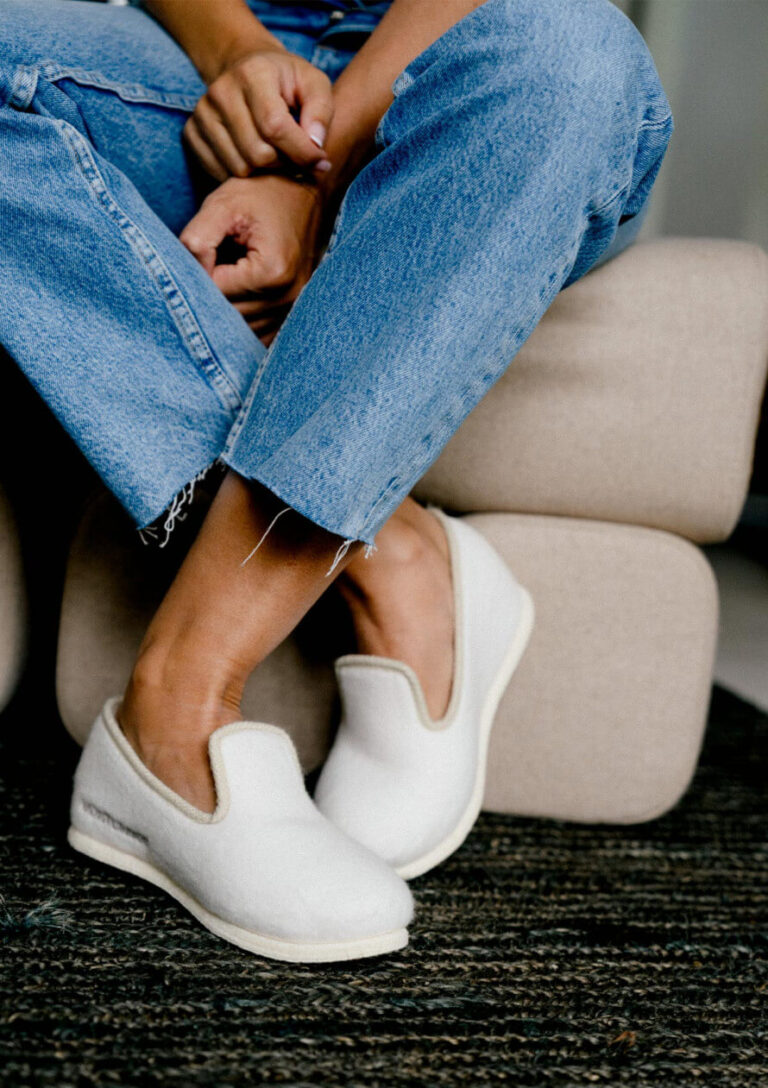 Montlimart - CHAUSSONS MARTINE ECRU