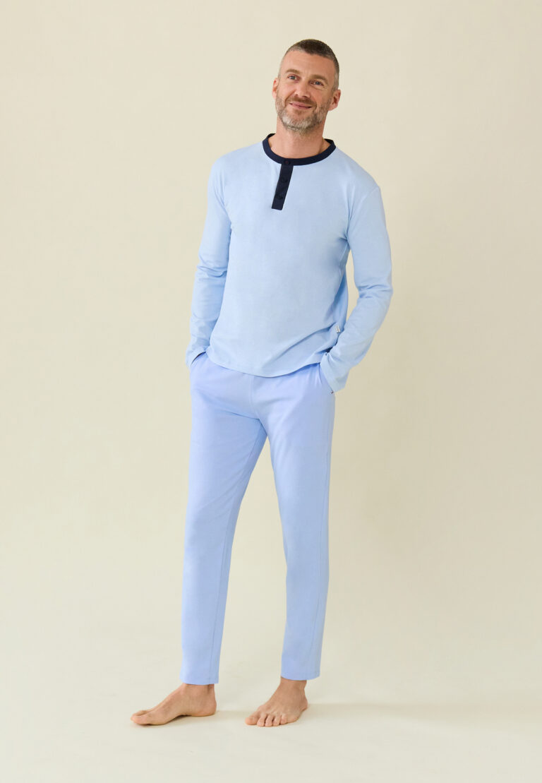 Le Slip Français - Ensemble de pyjama t-shirt et pantalon en coton - 100% Made in France