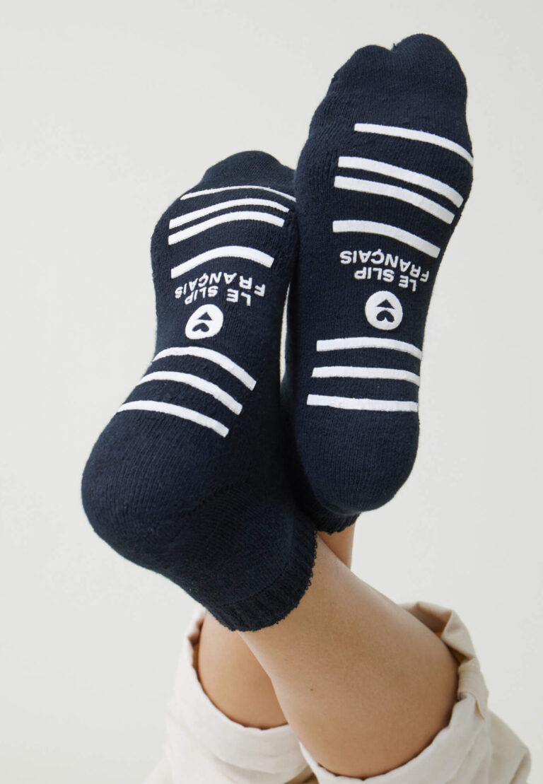 Le Slip Français - Chaussettes courtes à semelle anti-dérapante - 100% Made in France