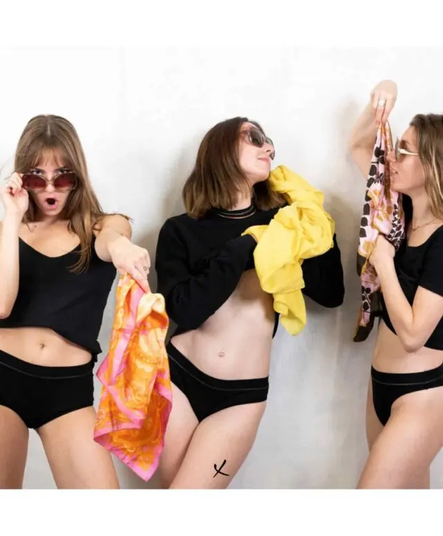 Coffret DECOUVERTE : 1 tanga + 1 culotte Moyen + 1 Shorty Abondant par la marque Direct & Culottée Direct & Culottée - Coffret DECOUVERTE : 1 tanga + 1 culotte Moyen + 1 Shorty Abondant